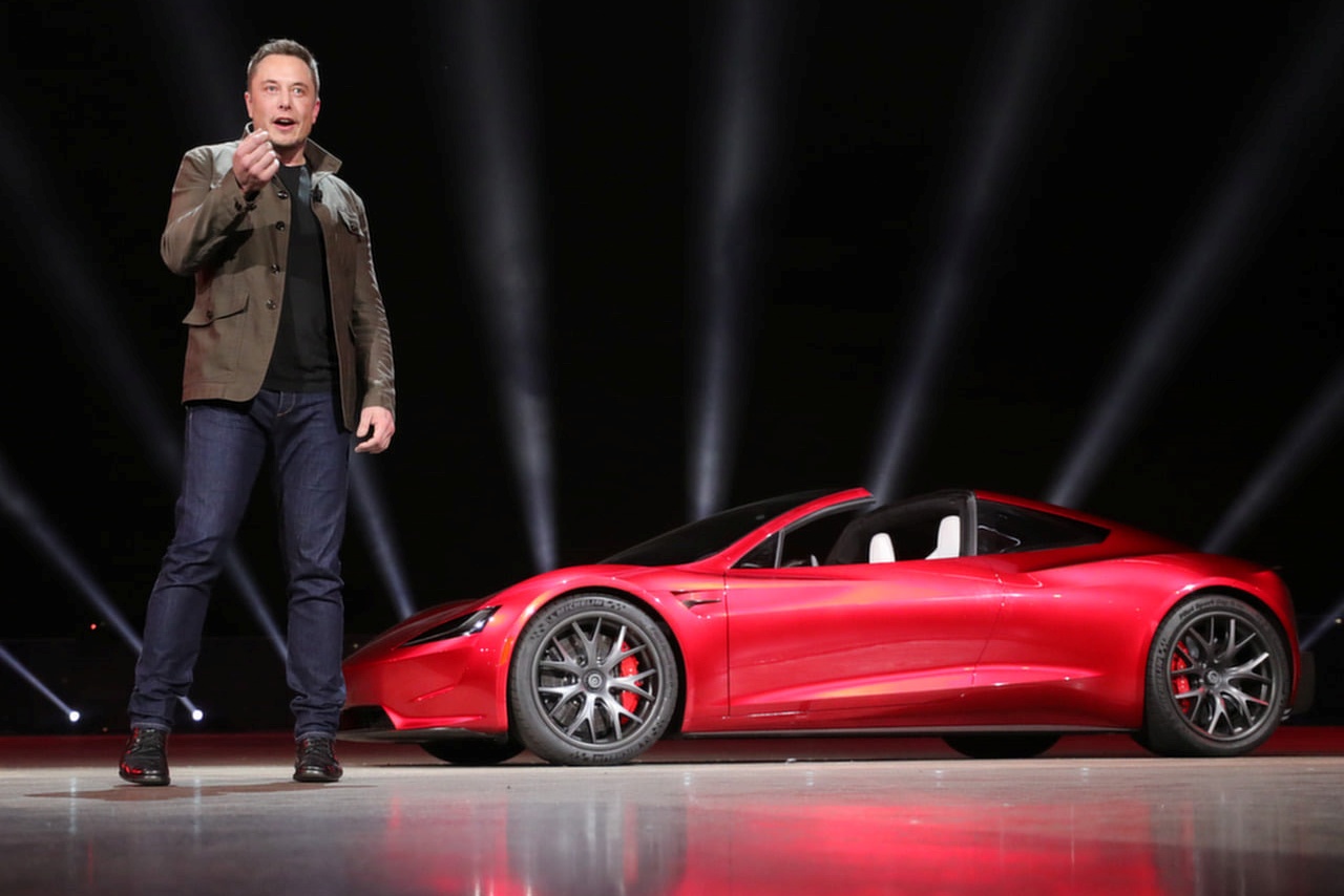 Picture of deals tesla roadster