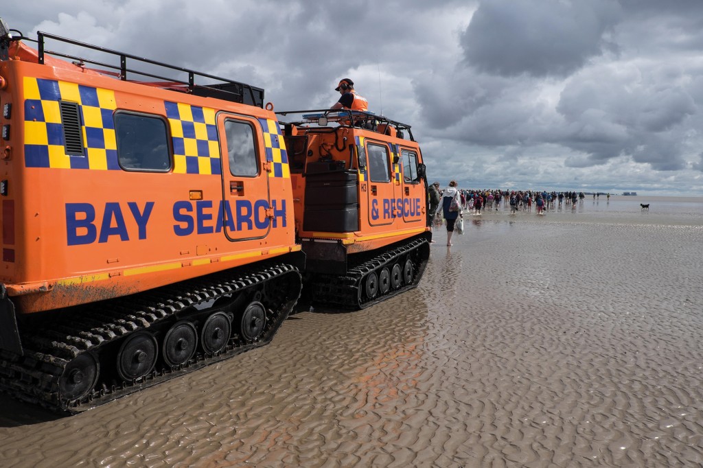 HTWDRG Bay Search & Rescue vehicle Morecambe Bay Cumbria England July 2016