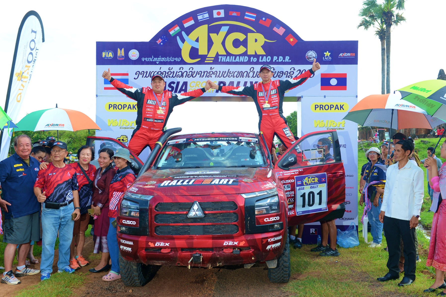 Mitsubishi Ralliart คว้าอันดับ 3 Asia Cross Country Rally 2023 อย่างสมศักดิ์ศรี