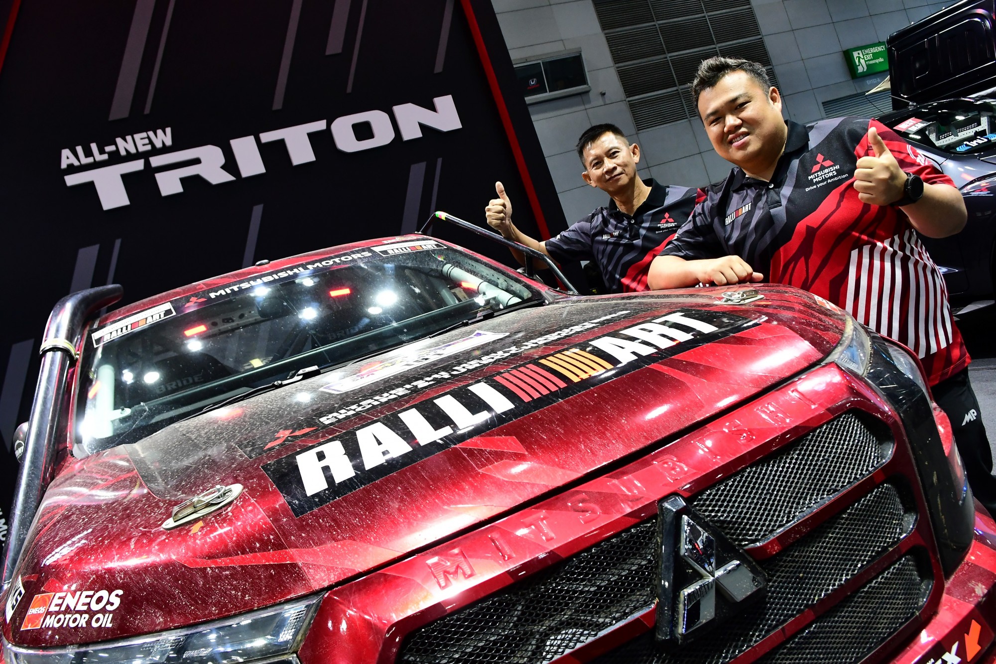 Mitsubishi จัดแสดงรถแข่ง Asia Cross Country Rally 2023