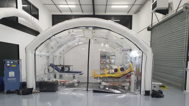 Michelin ร่วมกับ AirCaptif บริษัทในเครือ เปิดตัว  “MICHELIN Inflatable Lab” ห้องปฏิบัติการปลอดเชื้อแบบเป่าลม