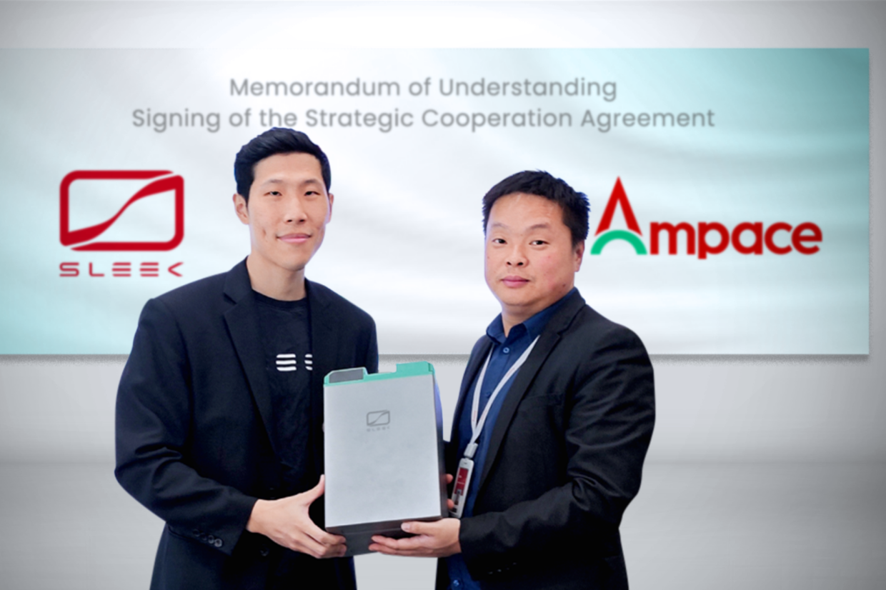 Sleek EV จับมือ Ampace หนุนโซลูชันวงการแบทเตอรีอีวีไทย