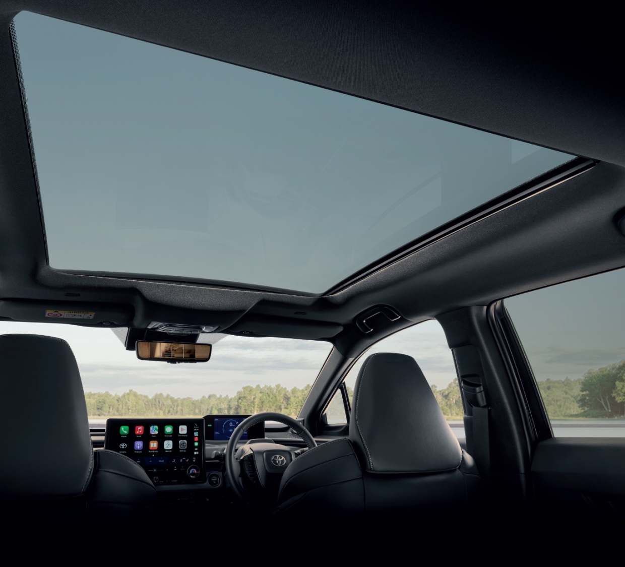 Sunroof in BZ4X 2025