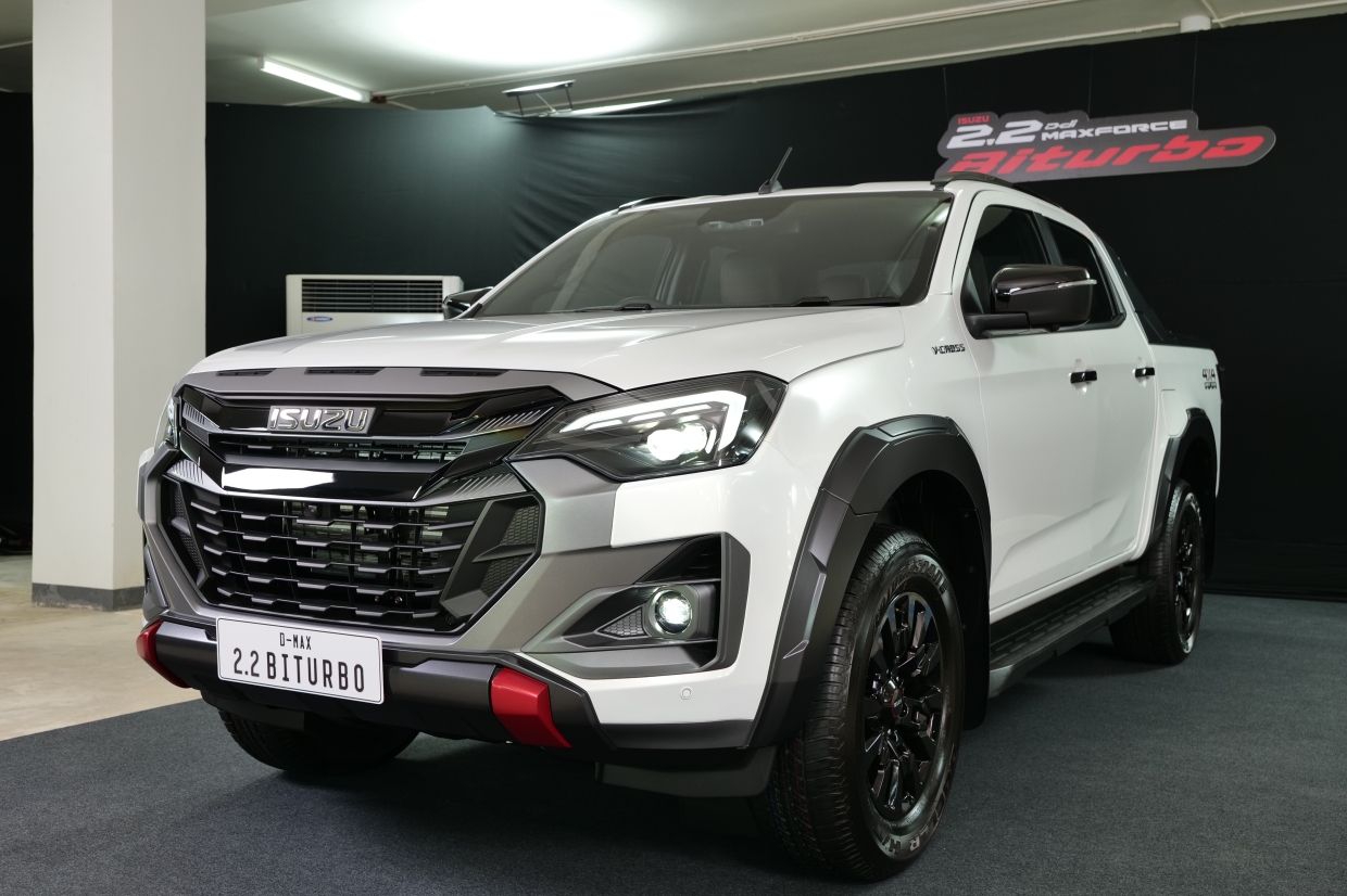 Isuzu V-Cross 4x4 สีใหม่ ดีไซน์กระจังหน้า Max-Tough Style เครื่องยนต์ 2.2 ไบเทอร์โบ